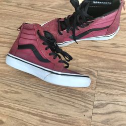Van’s Skateboard High Tops Zipp Up Back