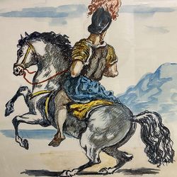 Antiq Artist Giorgio De Chirico lithograph