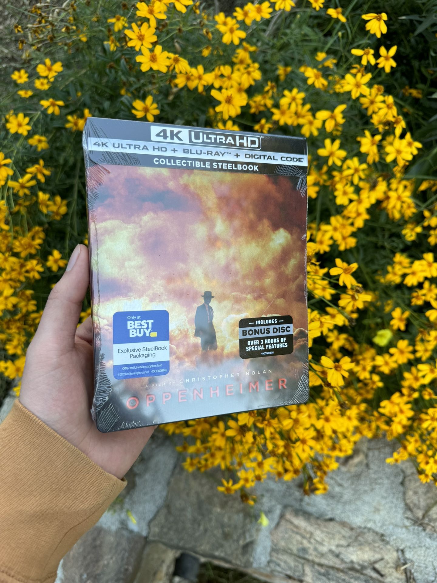 Oppenheimer Steelbook Blu Ray Christopher Nolan WW2 History