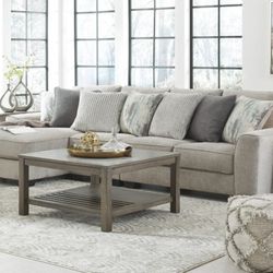 Ardsley Pewter LAF Sofa Chaise

