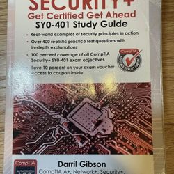 CompTIA Security+: Get Certified Get Ahead: SY0-401 Study G... by Gibson, Darril