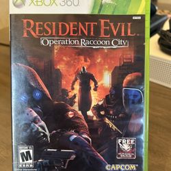 Resident Evil Operation Raccoon City Xbox 360
