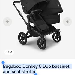 Bugaboo Donkey 5 Duo bassinet and seat stroller