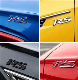 Honda RS Jazz Civic HRV Jade RS Logo badge emblem adhesive back 30, grill 35 SHIPPING AVAILABLE