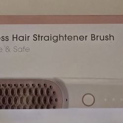 Cordless Hair Straightener Brush