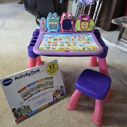 Vtech Activity Desk with Expansion Pack Bundle Ages 2-4 Years