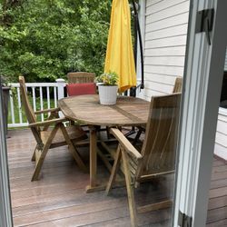 Teak Wood Deck Set