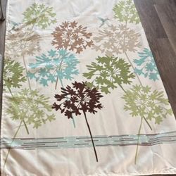 Kohls Embroidered Hummingbird Shower Curtain (Curtain Was Used In Guest Bathroom For Show) PAID $40