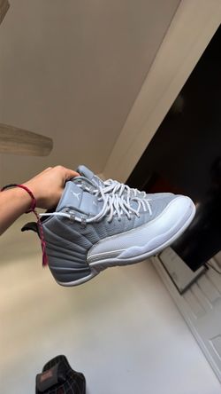 Stealth Jordan 12’s men size 10 worn!