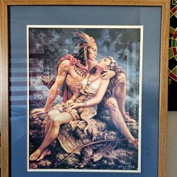 Aztec legend painting