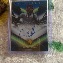 Cam Collier Autographed MLB Trading Card