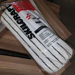 Cases of new 3M 18 inch microfibre scrub pads.
