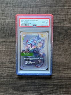 2026 Riftbound Aphelios #224 Overnumber PSA 10 Gem Mint