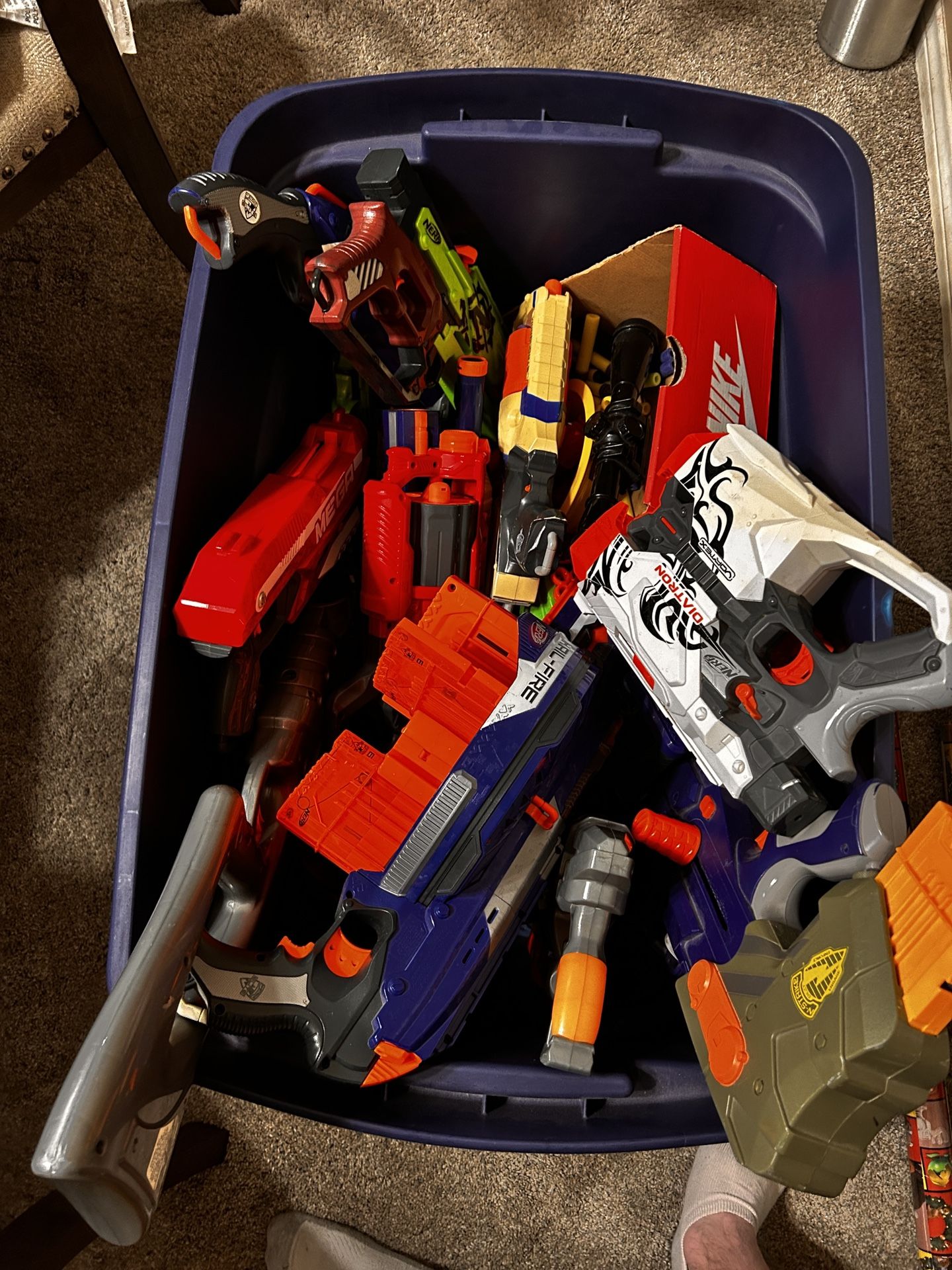 Box Of Nerf Guns