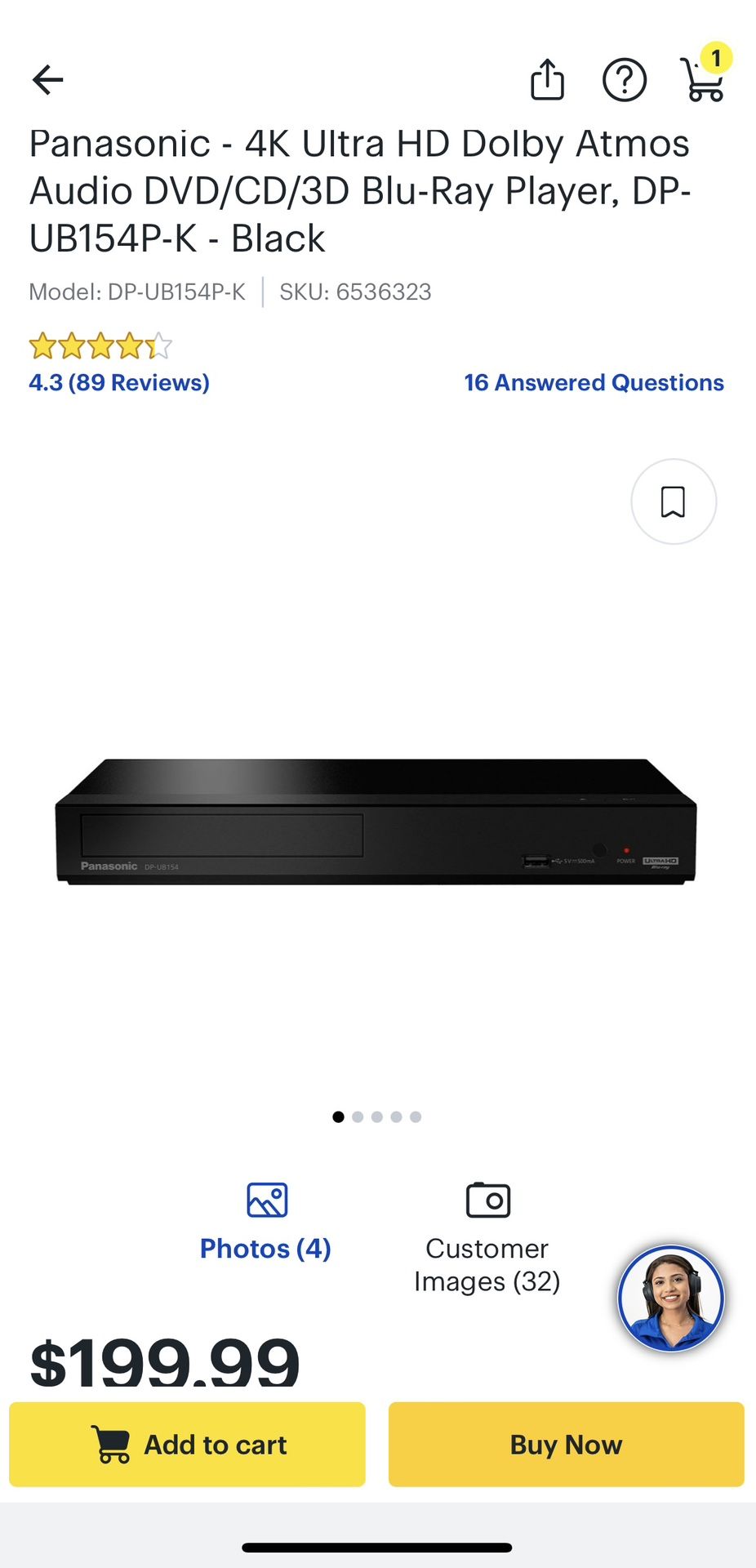 HD Blu-ray Player New in Box