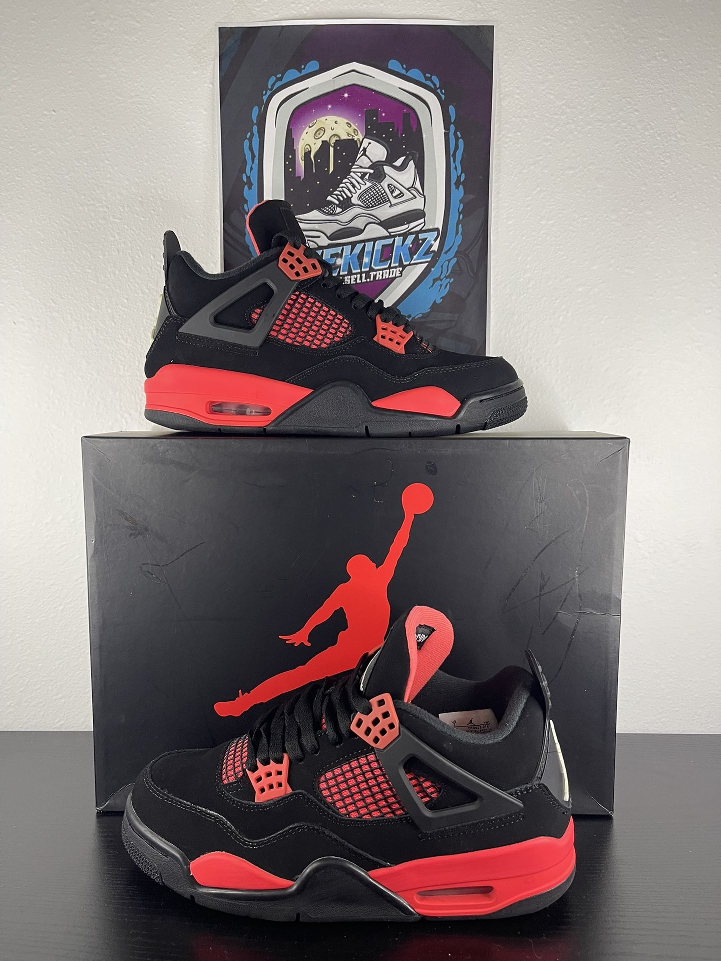 Jordan 4 “Red Thunder❤️⚡️”
