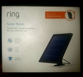 Ring solar panel for stick up cam