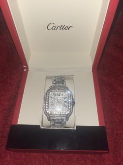 Moissanite Cartier Santos (shipping Only)