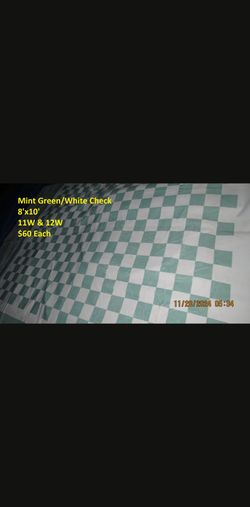 Checkered rugs for sale!