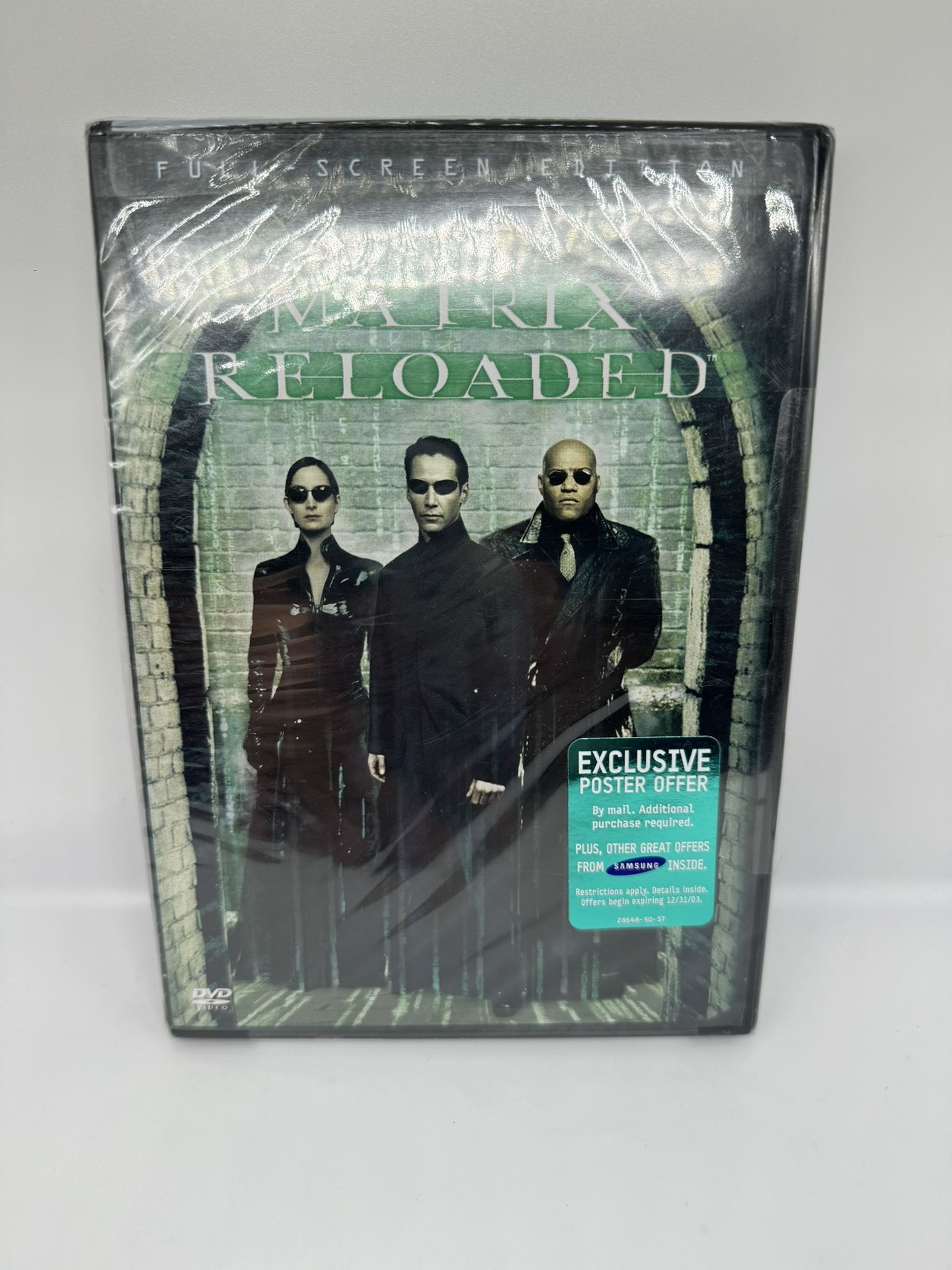 The Matrix Reloaded (DVD, 2003, 2-Disc Set, Full-Screen) New Sealed