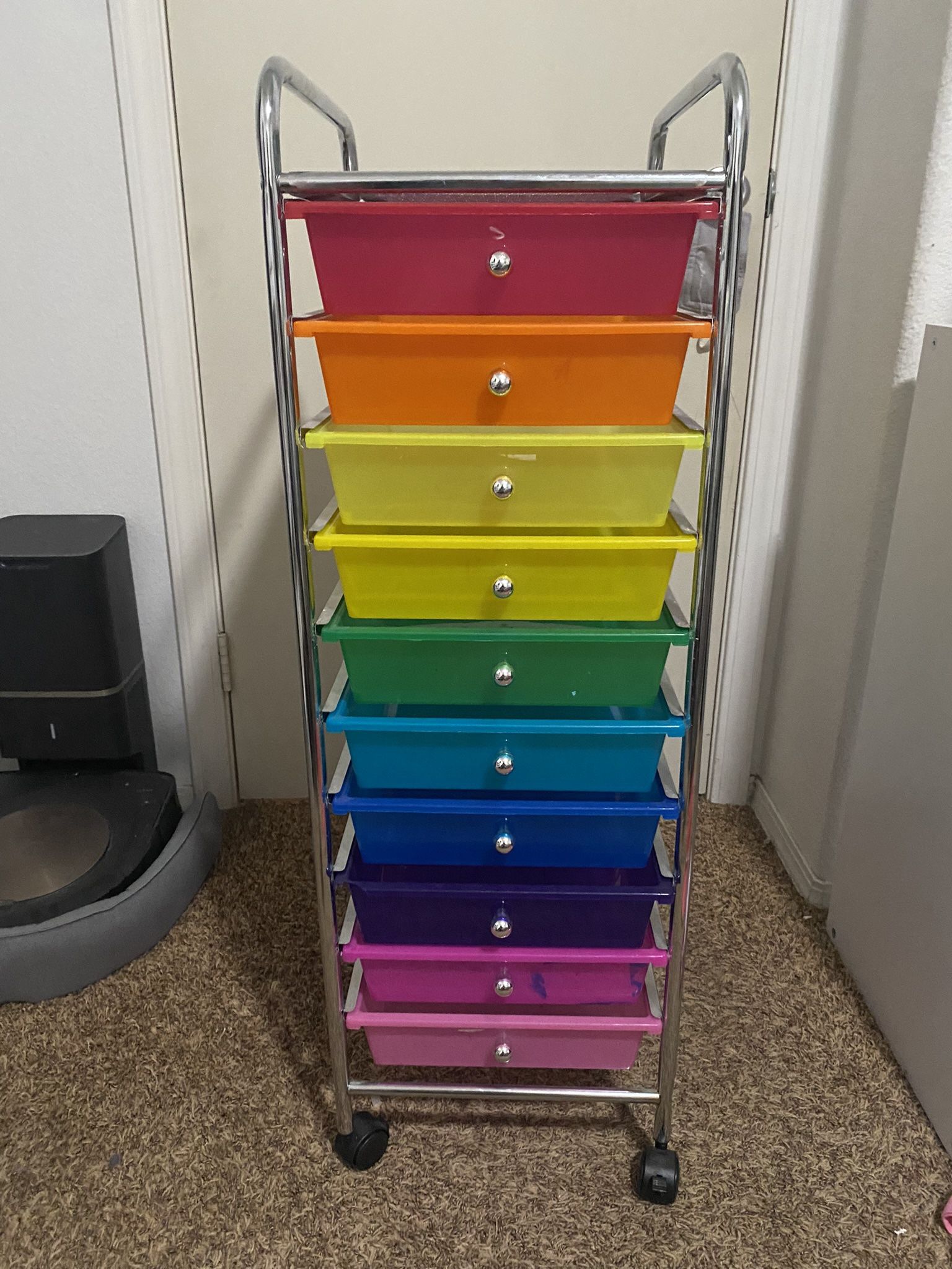 Rolling Rainbow Cart