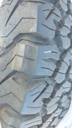 15 inch all terain 4  tires great condition