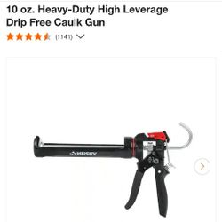Husky Heavy Duty 10 oz Adjustable Force Caulk Gun 