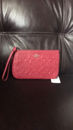 Coach wristlets large new