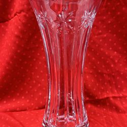 12” Tall Crystal Flower Vase