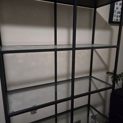 IKEA VITTSJÖ shelving unit. 