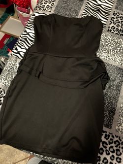 Strapless party dress