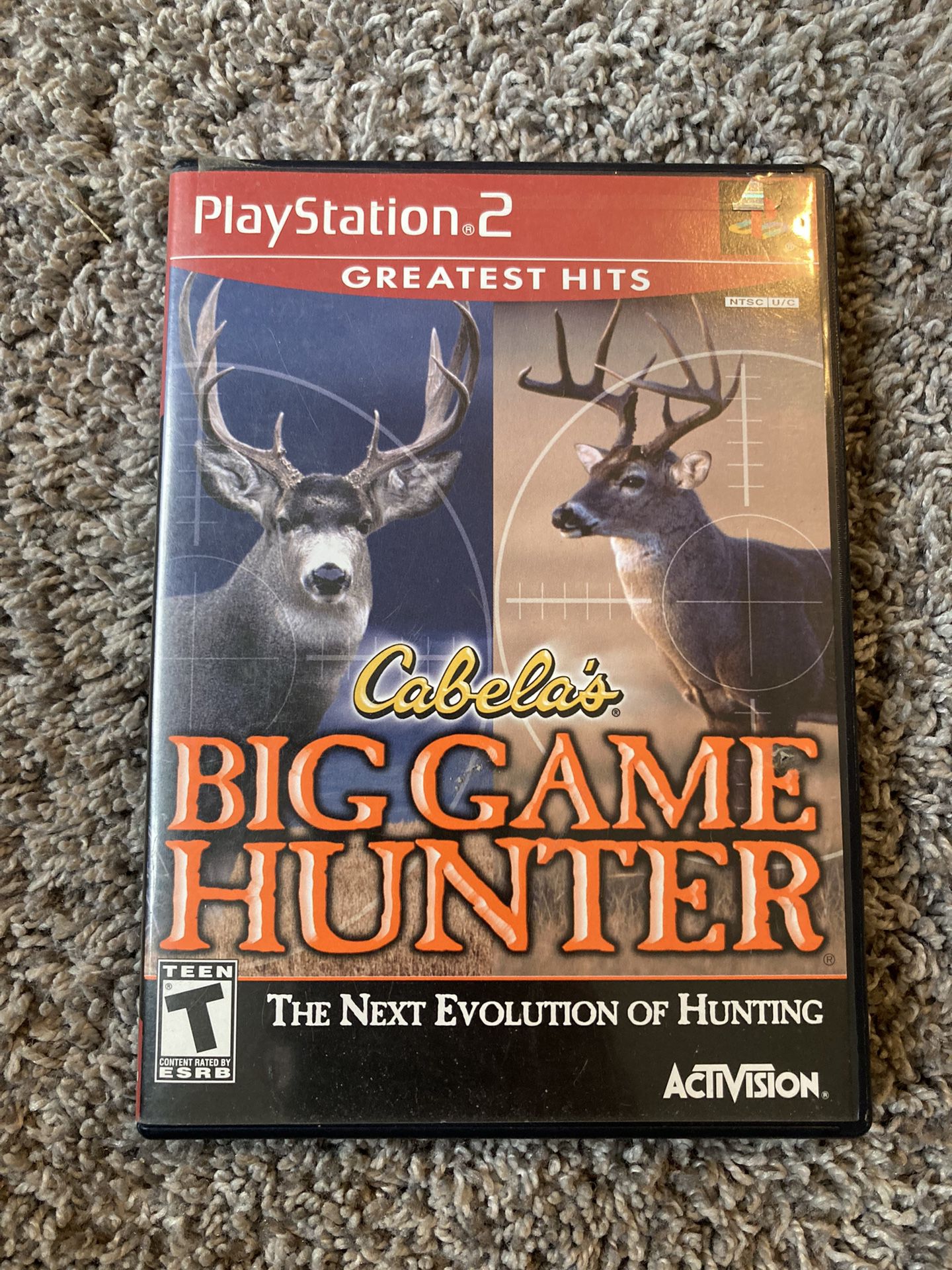 Cabela's Big Game Hunter Greatest Hits  Playstation 2 PS2 No Manual and Tested