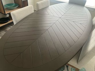 Dining room table and chairs