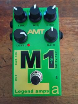 AMT M1 Legend guitar preamp / distortion pedal JCM 800 tones