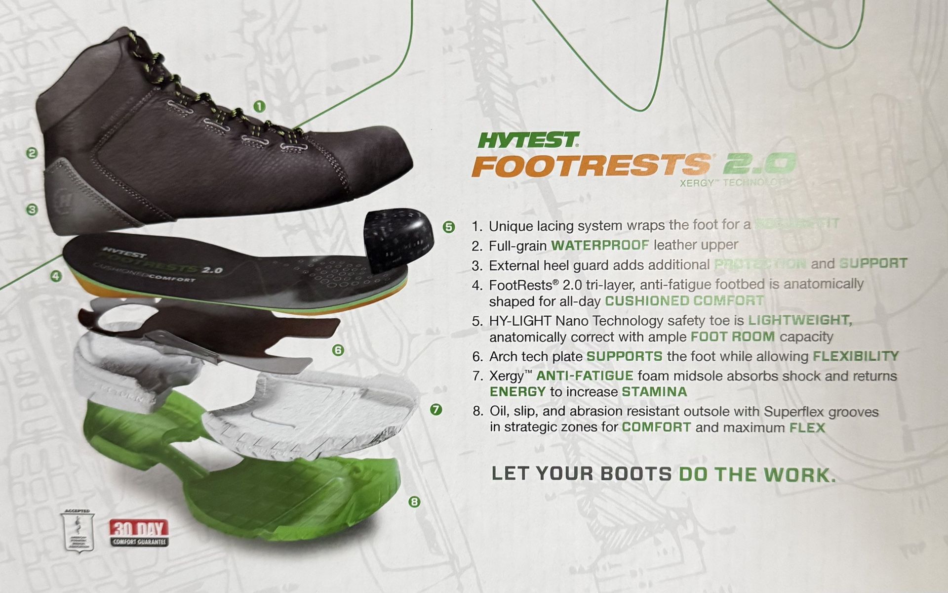 Xergy 6” Hiker Safety Boots