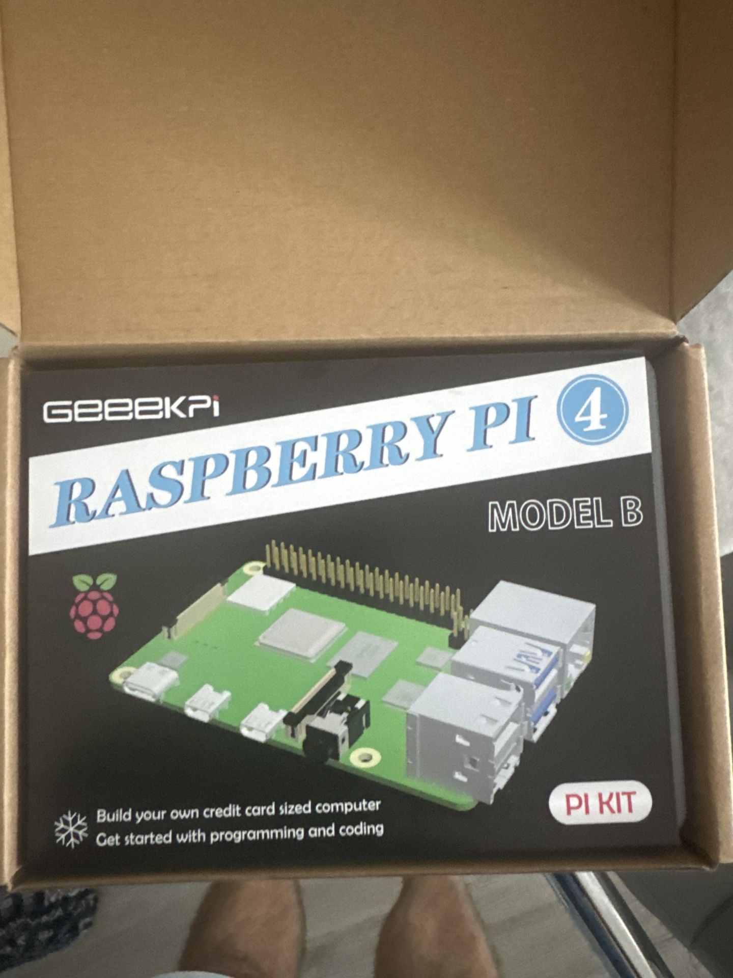 Raspberry Pi 4 Model B – 4GB RAM – New in Box (GeekPi Kit)