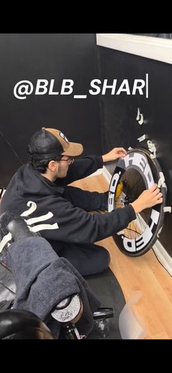 88mm carbon wheel Stickers