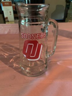 Vintage Oklahoma Sooners beer mug