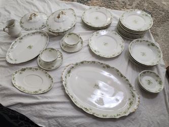 1903 Theodore Haviland Limoges Antique Dinner Serving Set
