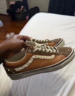 Men’s brown pearlized vans size 12
