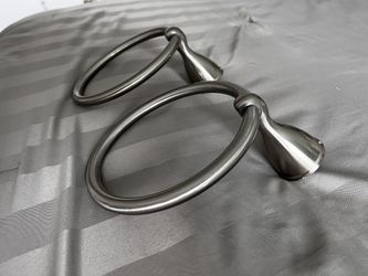 Towel Hanger X2 (brushed Nickel) 