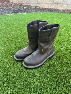 Wolverine steel toe boots size 8 mens