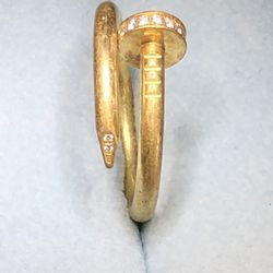 18k Cartier Diamonds Ring 