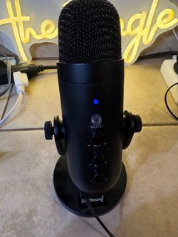 ZealSound USB Condenser Microphone Black