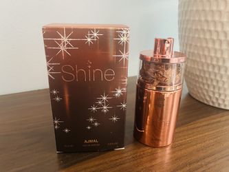 Ajmal Shine Eau de Parfum - 50ml #fragrance floral fruity scent. floral, fruity, shimmer packaging, 50ml, elegant, feminine, perfume bottle, sparkli