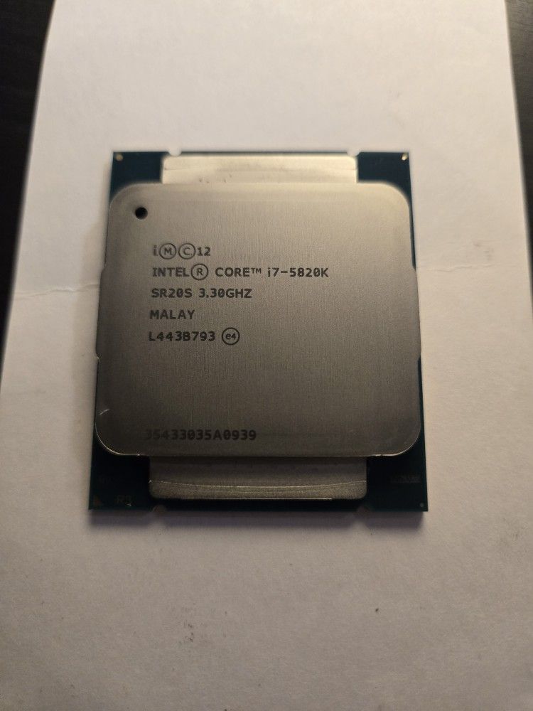 Intel i7 5820k Processor