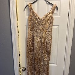 Gold Mermaid Dress