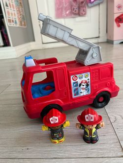 Fisher price little people fire truck