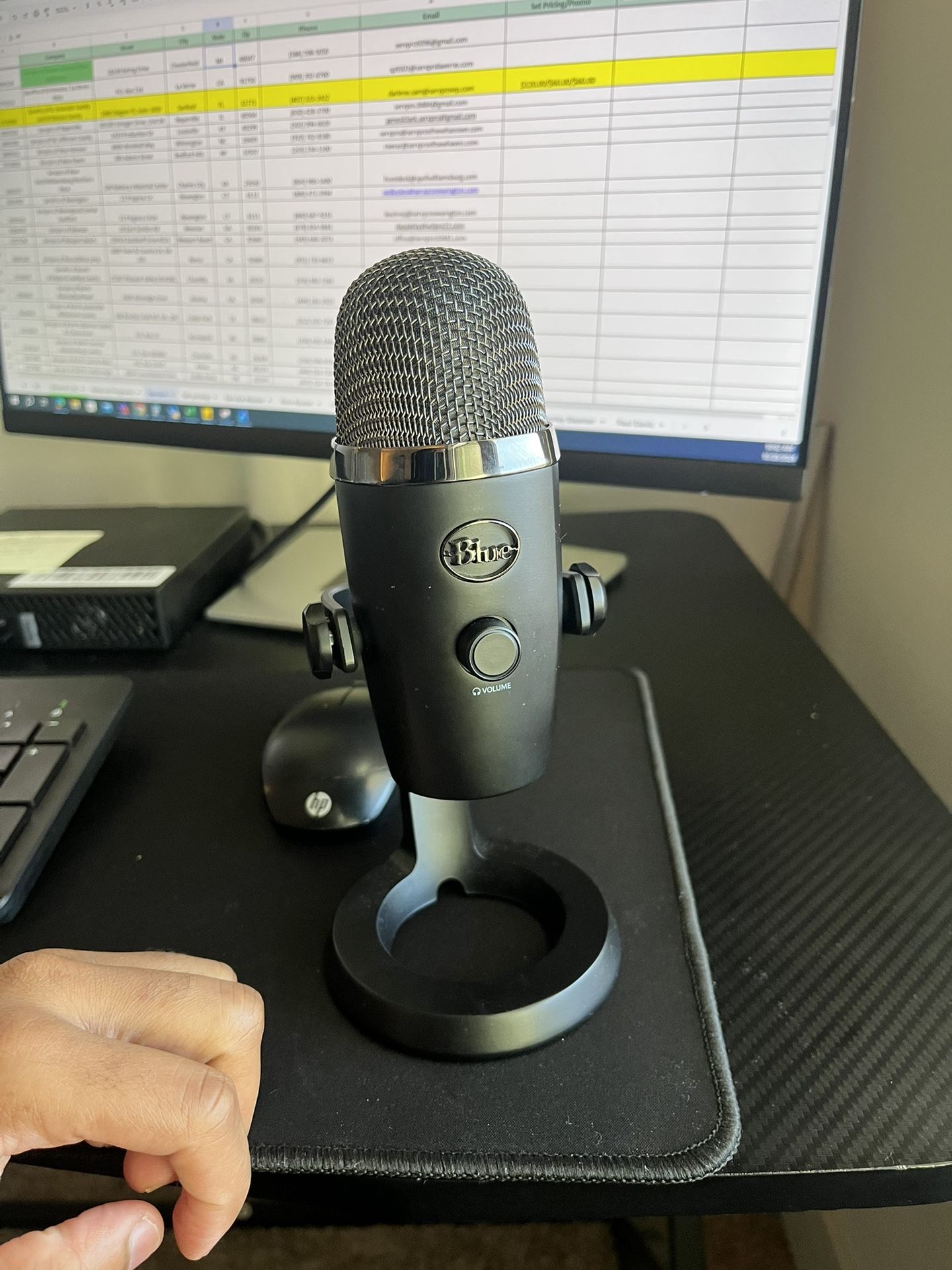 Blue yeti USB Professional microphone
