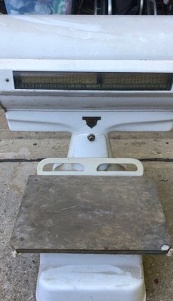 Vintage Barnes meat produce scale